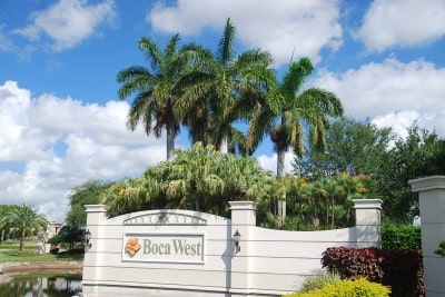Boca West community in Boca Raton