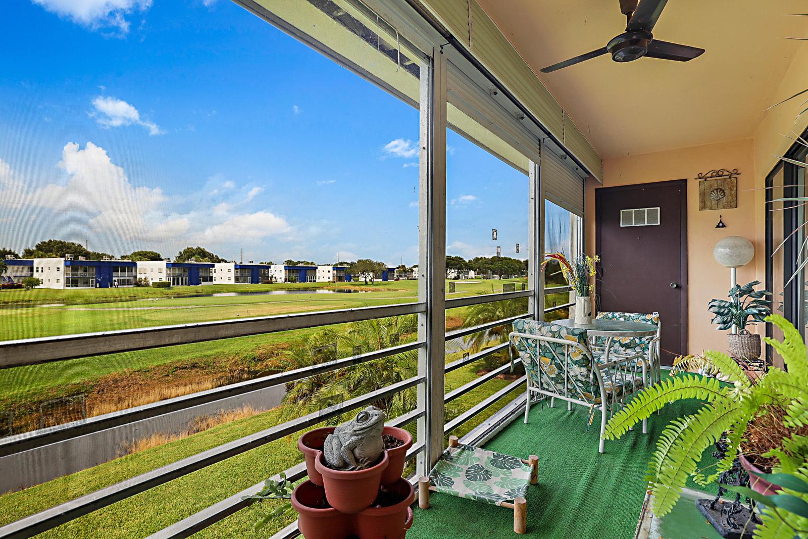 76 Capri B, Delray Beach, FL 33484 - golf-course view from the balcony